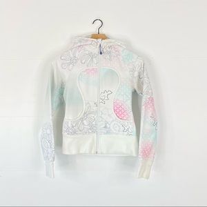 Lululemon Scuba Hoodie RARE Floral Bird Print